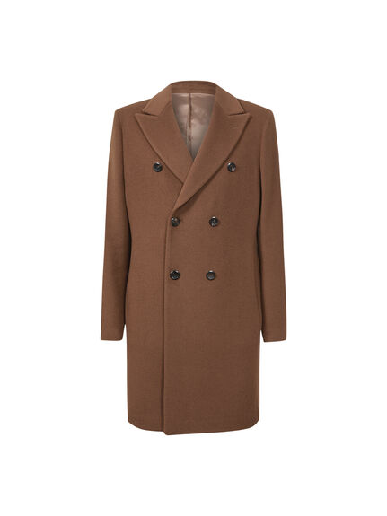 Timpano Wool Blend Double Breasted Epsom Coat